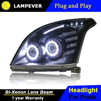 Lampever Styling for Toyota Prado Headlights 2004-2009 Prado LC150 LED Headlight LED DRL Bi Xenon Lens High Low Beam Parking
Lampever Styling for Toyota Prado Headlights 2004-2009 Prado LC150 LED Headlight LED DRL Bi Xenon Lens High Low Beam Parking