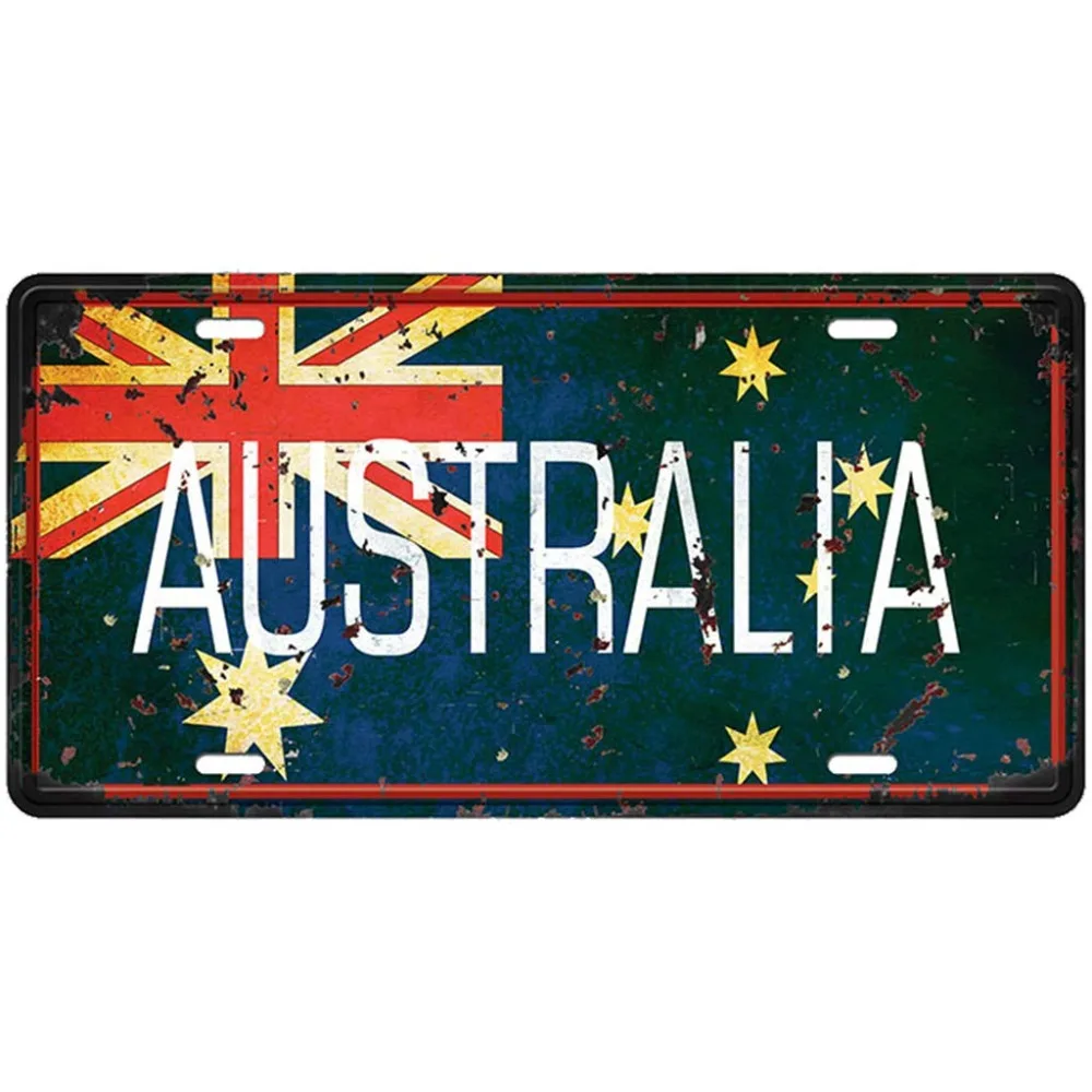 Australia Metal Tin Car Tags Plates Sign Poster Wall Sticker Art Painting Car Pub Bar Decor Home Decorations
Australia Metal Tin Car Tags Plates Sign Poster Wall Sticker Art Painting Car Pub Bar Decor Home Decorations