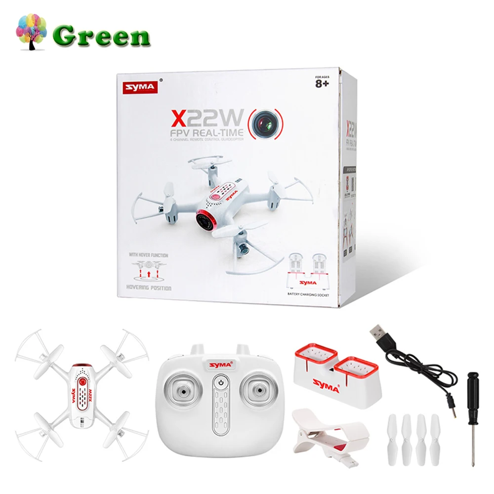 Syma X22W 2.4G Selfie RC Drone Quadcopter With Wifi FPV Camera Real Time Headless Mode Altitude Hold 360 Flip For Kids Gift
Syma X22W 2.4G Selfie RC Drone Quadcopter With Wifi FPV Camera Real Time Headless Mode Altitude Hold 360 Flip For Kids Gift