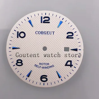 35.6mm Corgeut Watch white Dial Fit parnis mens watch ETA 2836 Miyota 8215 8205 821A Movement 
35.6mm Corgeut Watch white Dial Fit parnis mens watch ETA 2836 Miyota 8215 8205 821A Movement