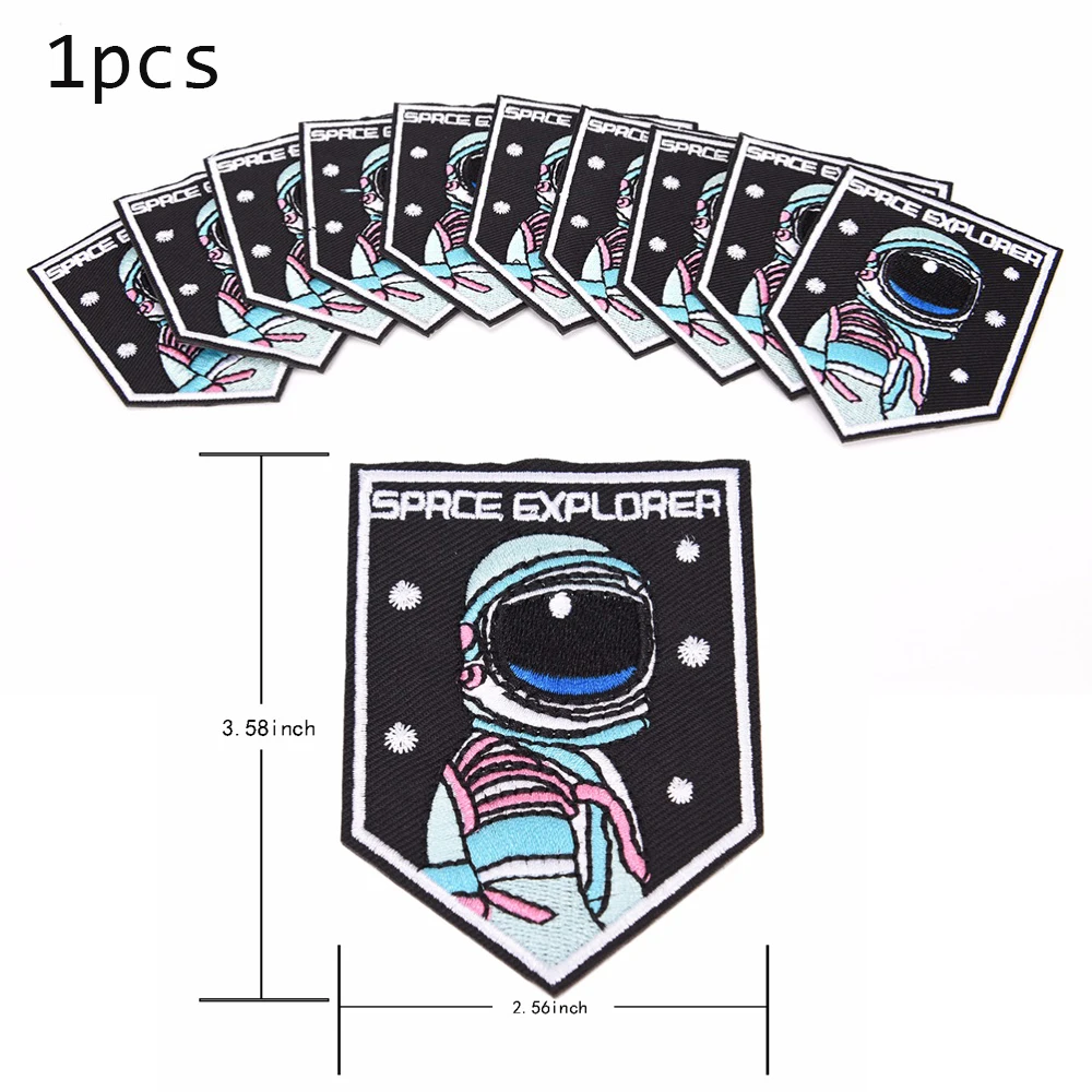 1 Pcs Patches Astronaut Space Explorer Plane Airplane Galaxy Apollo Iron On Patches For Clothing Fabric Apparel DIY Decor
1 Pcs Patches Astronaut Space Explorer Plane Airplane Galaxy Apollo Iron On Patches For Clothing Fabric Apparel DIY Decor