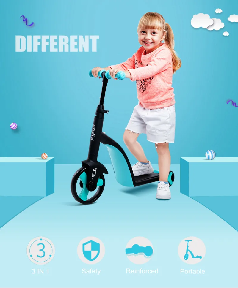 3 in 1 Kids Kick Scooter Tricycle Baby Balance Bike Ride On Toys Boy Girl Scooter Adjustable Toddler Birthday Gift Baby stuff
3 in 1 Kids Kick Scooter Tricycle Baby Balance Bike Ride On Toys Boy Girl Scooter Adjustable Toddler Birthday Gift Baby stuff
