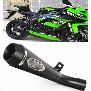For Kawasaki 636 2009-2016 Motorcycle Exhaust Pipe Iron+Aluminium Motorbike Modify Exhaust Vent Tip pipe No DB Killer Silp On
For Kawasaki 636 2009-2016 Motorcycle Exhaust Pipe Iron+Aluminium Motorbike Modify Exhaust Vent Tip pipe No DB Killer Silp On