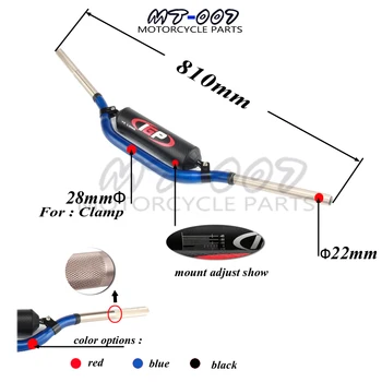 Motorcycle 28mm new Handle Bar 810mm 1-1/8" Pit Bike Motocross Motorcycle Handlebar For CRF YZF RMZ WRF KXF KLX universal
Motorcycle 28mm new Handle Bar 810mm 1-1/8" Pit Bike Motocross Motorcycle Handlebar For CRF YZF RMZ WRF KXF KLX universal