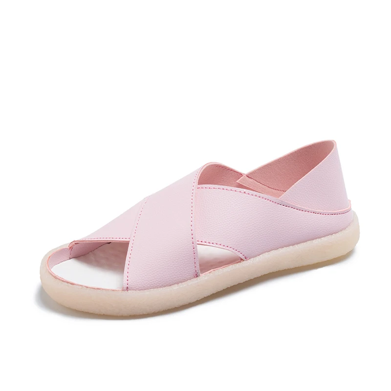 Fish Beak Sandals 2019 new female Summer shoes two wear soft bottom flat bottom hundred sandals 
Fish Beak Sandals 2019 new female Summer shoes two wear soft bottom flat bottom hundred sandals