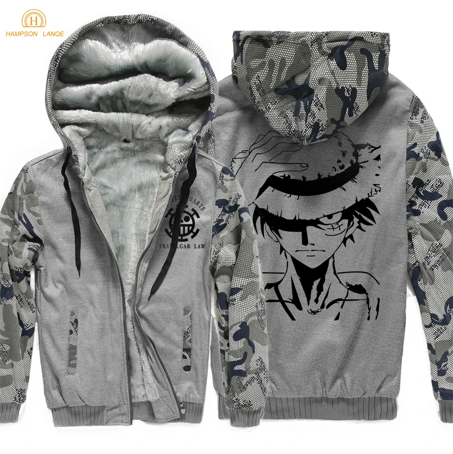 2019 Winter One piece Monkey D Luffy Fashion Jackets Men Thicken Men's Sweatshirts Thicken Zipper Mens Hoodies Brand Tracksuit
2019 Winter One piece Monkey D Luffy Fashion Jackets Men Thicken Men's Sweatshirts Thicken Zipper Mens Hoodies Brand Tracksuit
