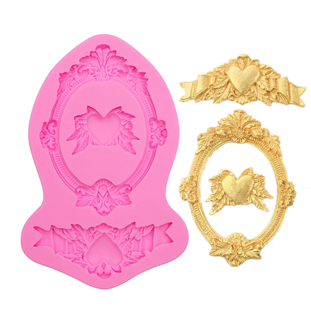 Gadgets Fondant Molds Small Oval Elegant frame Silicone rubber flexible food safe mold
Gadgets Fondant Molds Small Oval Elegant frame Silicone rubber flexible food safe mold