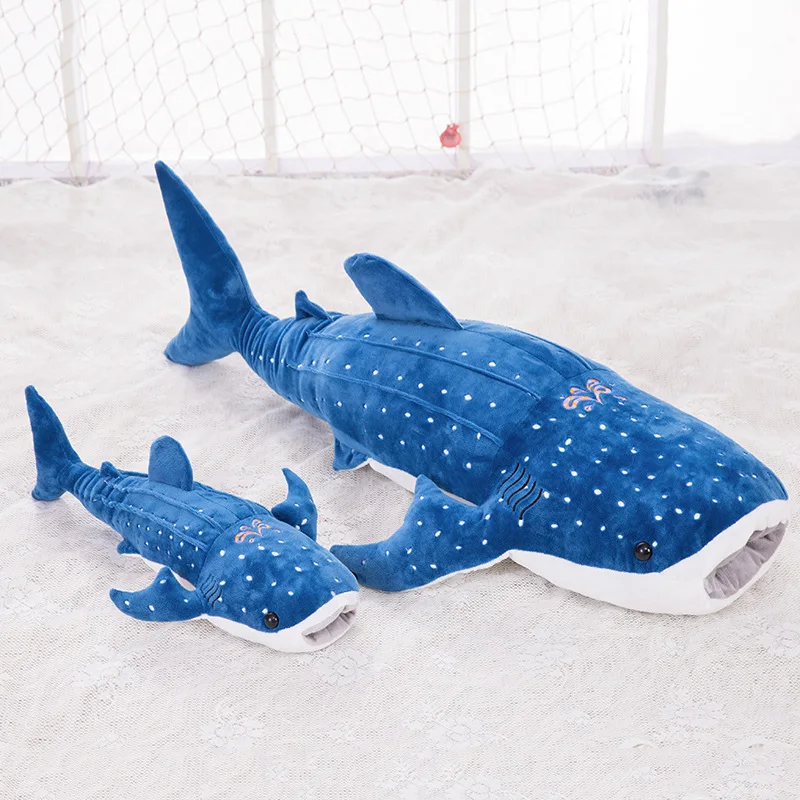 Grande Peluche Requin Bleu