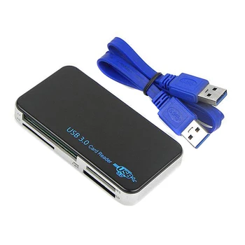 USB 3.0 Compact Flash All-in-1 Multi Memory Card Reader Adapter CF Micro SD MS XD Multifunction Memory Cards Readers P15
USB 3.0 Compact Flash All-in-1 Multi Memory Card Reader Adapter CF Micro SD MS XD Multifunction Memory Cards Readers P15