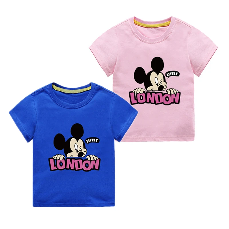 Boy girls T-shirt Short sleeve tops Clothing Fashionable Mickey T-shirt for Girl Cute Little Girl T-shirt kids Printed clothes
Boy girls T-shirt Short sleeve tops Clothing Fashionable Mickey T-shirt for Girl Cute Little Girl T-shirt kids Printed clothes
