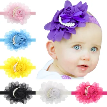 Baby Girl Flower Headbands New Chiffon Lovely Girl Pearl Headwear Rose Satin Bow Hairband Photography Prop 20pcs Per Lot
Baby Girl Flower Headbands New Chiffon Lovely Girl Pearl Headwear Rose Satin Bow Hairband Photography Prop 20pcs Per Lot