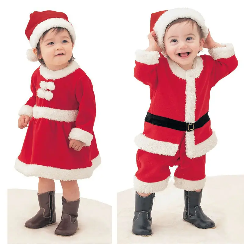 Fashion Baby Christmas Clothing Sets For Baby Girls Boys Rompers With Hats Kids Winter Party Clothes Natal Roupas
Fashion Baby Christmas Clothing Sets For Baby Girls Boys Rompers With Hats Kids Winter Party Clothes Natal Roupas