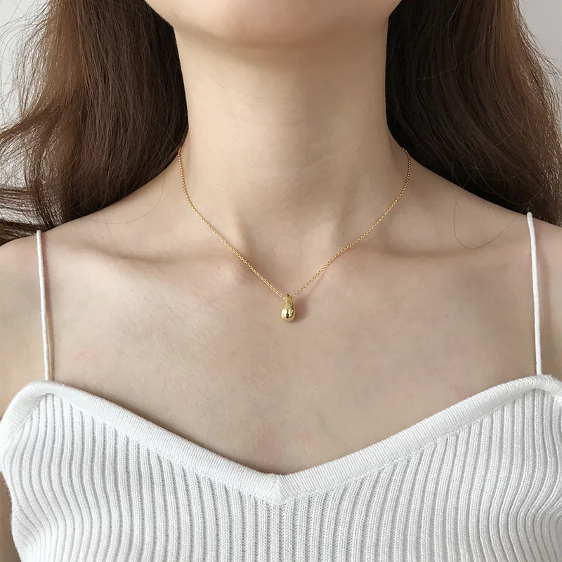WTLTC 925 Sterling Sliver Small Waterdrop Chokers Necklaces Dainty Layered Necklaces for Women Solid Teardrop Pendant Necklace
WTLTC 925 Sterling Sliver Small Waterdrop Chokers Necklaces Dainty Layered Necklaces for Women Solid Teardrop Pendant Necklace