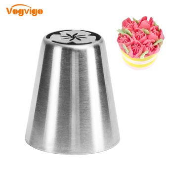 VOGVIGO Cake Decorating Nozzle Tools 304 Stainless Steel Dessert Decorators Nozzles Flower Fondant Icing Piping Decoration Tools
VOGVIGO Cake Decorating Nozzle Tools 304 Stainless Steel Dessert Decorators Nozzles Flower Fondant Icing Piping Decoration Tools