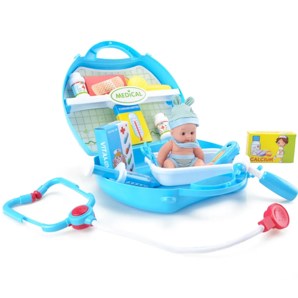 Toy Doctor Kit for Kids Pretend Doctor Medical Game Set Electronic Stethoscope Medical Kits Gift Educational Doctor Toy
Toy Doctor Kit for Kids Pretend Doctor Medical Game Set Electronic Stethoscope Medical Kits Gift Educational Doctor Toy