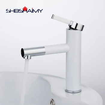 Luxurious Rotate Basin faucet White and Silver Basin Crance Tap Chrome Bathroom Faucets Single Hand Hot Cold Water Faucet
Luxurious Rotate Basin faucet White and Silver Basin Crance Tap Chrome Bathroom Faucets Single Hand Hot Cold Water Faucet