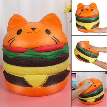 Adorable Squishies Kawaii Jumbo Hamburger Cat Slow Rising Cream Scented Stress Relief Toy squirrel swipes anti for kidD4
Adorable Squishies Kawaii Jumbo Hamburger Cat Slow Rising Cream Scented Stress Relief Toy squirrel swipes anti for kidD4