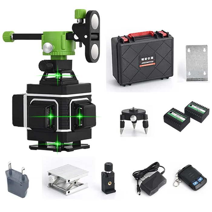 16Line 3D Green Laser Level Nivel a Laser 360 Graus Lazer Level Profissional Livella Lasers for profissional construction tools
16Line 3D Green Laser Level Nivel a Laser 360 Graus Lazer Level Profissional Livella Lasers for profissional construction tools