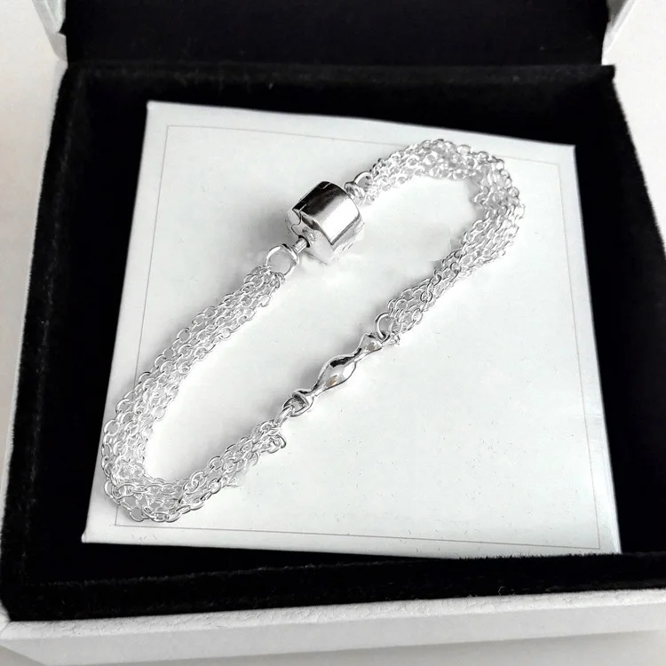 100% 925 Sterling Silver Basic Chain New thin chain Bracelets Fit Women Charms Beads & Pendants DH012
100% 925 Sterling Silver Basic Chain New thin chain Bracelets Fit Women Charms Beads & Pendants DH012