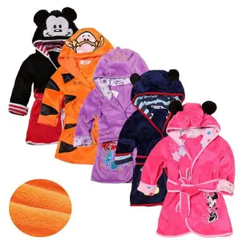 Cartoon Children's Robe Flannel Baby Bathrobe Long Sleeve Hooded Kids Bath Robe Lovely Animal Child Boy Girls Robes Kids Clothes
Cartoon Children's Robe Flannel Baby Bathrobe Long Sleeve Hooded Kids Bath Robe Lovely Animal Child Boy Girls Robes Kids Clothes