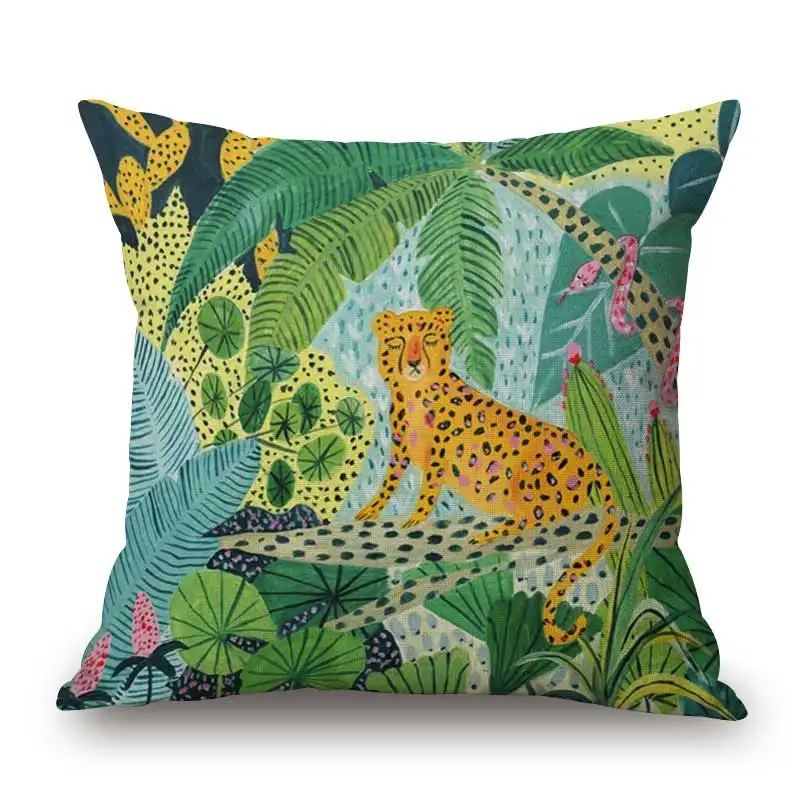 Jungel Tiger Fox Watercolor Painting Cushion Covers Marine Whale Octopus Linen Pillow Case 45X45cm Bedroom Sofa Decoration
Jungel Tiger Fox Watercolor Painting Cushion Covers Marine Whale Octopus Linen Pillow Case 45X45cm Bedroom Sofa Decoration
