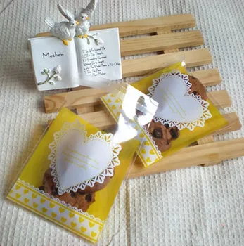 300 Pcs/lot Yellow Lace Heart Cellophane Cookie Bag Bakery Macaron Christmas Gift Packing CC83
300 Pcs/lot Yellow Lace Heart Cellophane Cookie Bag Bakery Macaron Christmas Gift Packing CC83