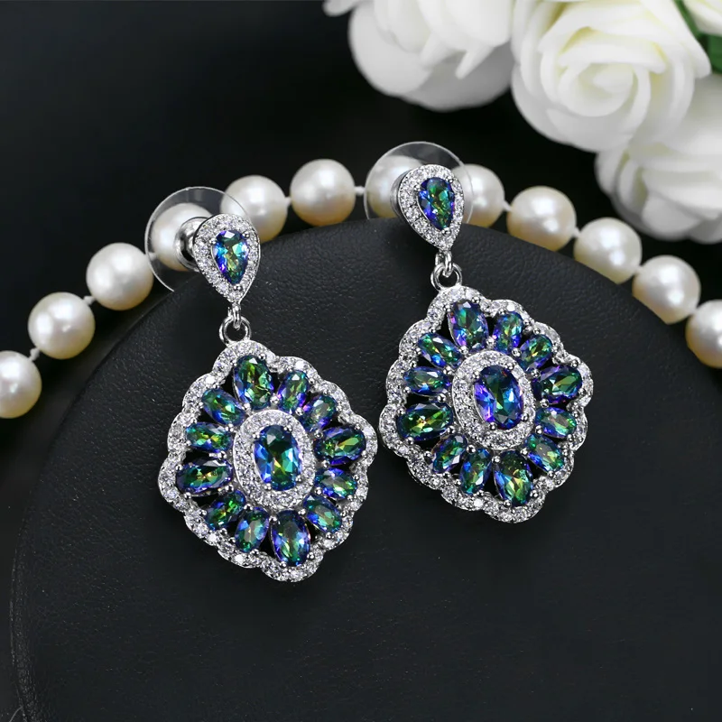 Retro Pop Earrings Boho Personality Colorful Zircon Earrings Hanging Pendant Earrings Wedding Gifts Birthday Female Accessories
Retro Pop Earrings Boho Personality Colorful Zircon Earrings Hanging Pendant Earrings Wedding Gifts Birthday Female Accessories