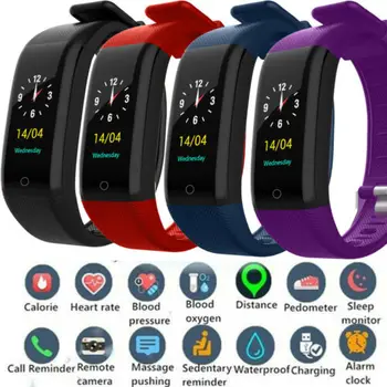 0.96 Inch Colorful Touch Screen Smart Bracelet Bluetooth Smart Watch Fitness Tracker Heart Rate Blood Pressure Wristband 3C29
0.96 Inch Colorful Touch Screen Smart Bracelet Bluetooth Smart Watch Fitness Tracker Heart Rate Blood Pressure Wristband 3C29