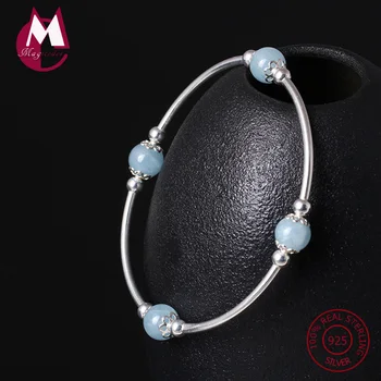 100% 925 Sterling Silver Bracelet For Women Natural Lucky Gem Stone Beads Charm Bracelets Bangles Handmade Fine Jewelry YB37
100% 925 Sterling Silver Bracelet For Women Natural Lucky Gem Stone Beads Charm Bracelets Bangles Handmade Fine Jewelry YB37