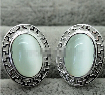 Bridal jewelry free shipping hot sellELEGANT 17x20MM WHITE CAT EYE'S STONE GEMS STERLING SILVER EARRINGS JEWEL
Bridal jewelry free shipping hot sellELEGANT 17x20MM WHITE CAT EYE'S STONE GEMS STERLING SILVER EARRINGS JEWEL