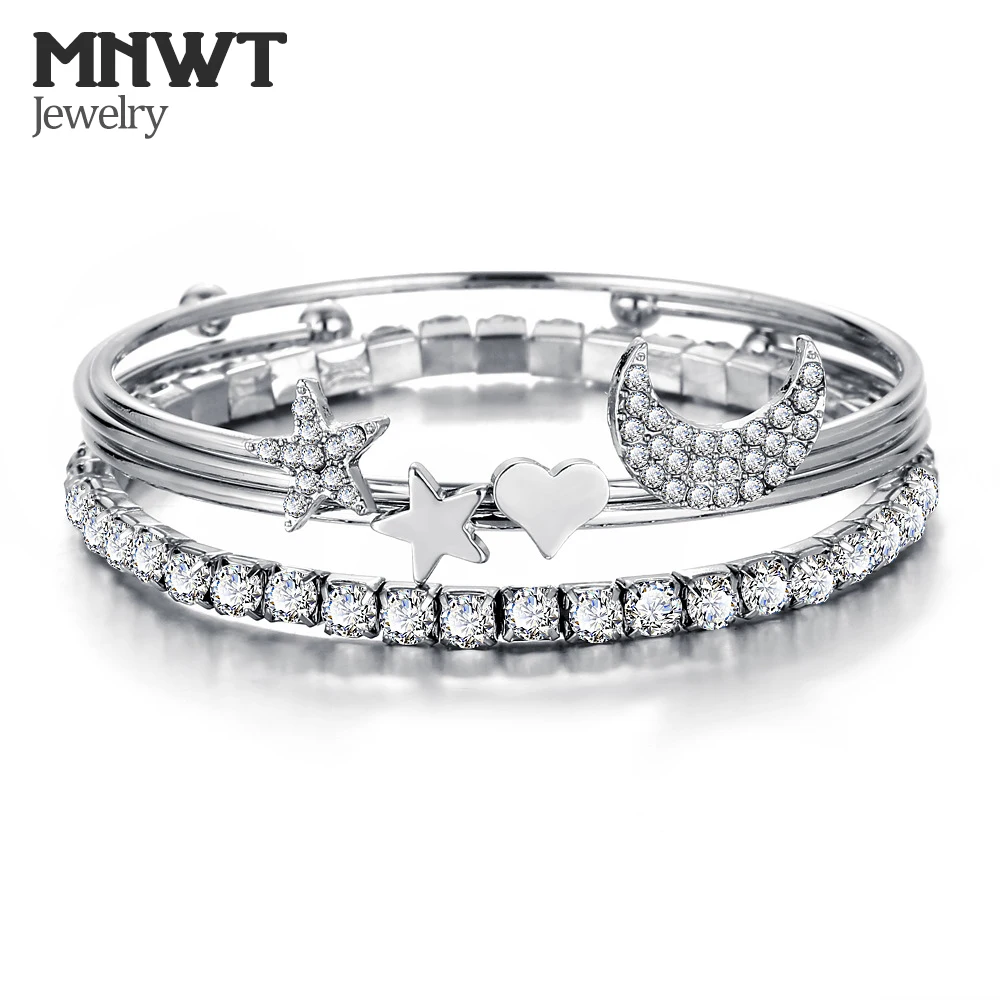 MNWT 4 Pcs/set Punk Retro Charm Simple Moon Star Heart Crystal Bracelet Party Jewelry Boho Jewelry For Women
MNWT 4 Pcs/set Punk Retro Charm Simple Moon Star Heart Crystal Bracelet Party Jewelry Boho Jewelry For Women