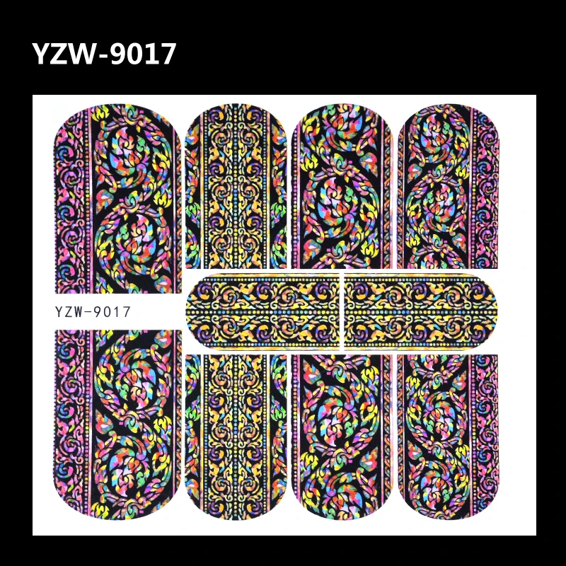 YWK 1 Sheet 3D Colorful Flower Lace Pattern Nail Art Water Decals Transfer Stickers Nail Art Decorations
YWK 1 Sheet 3D Colorful Flower Lace Pattern Nail Art Water Decals Transfer Stickers Nail Art Decorations