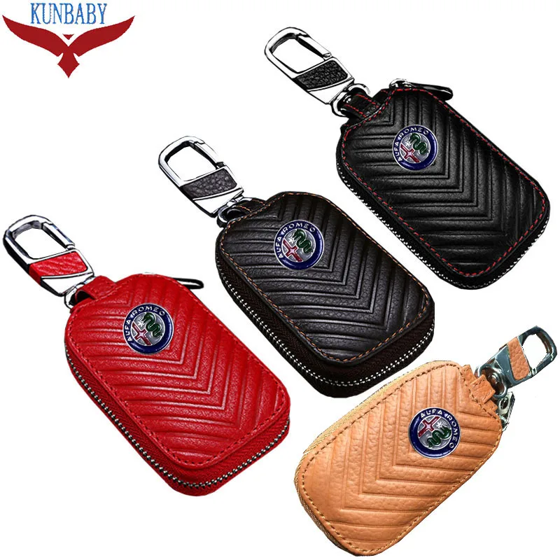 KUNBABY New Arrive Genuine Leather Bag Car Key Case Cover Wallets Fashion Women Housekeeper Holders Carteira For Alfa Romeo
KUNBABY New Arrive Genuine Leather Bag Car Key Case Cover Wallets Fashion Women Housekeeper Holders Carteira For Alfa Romeo
