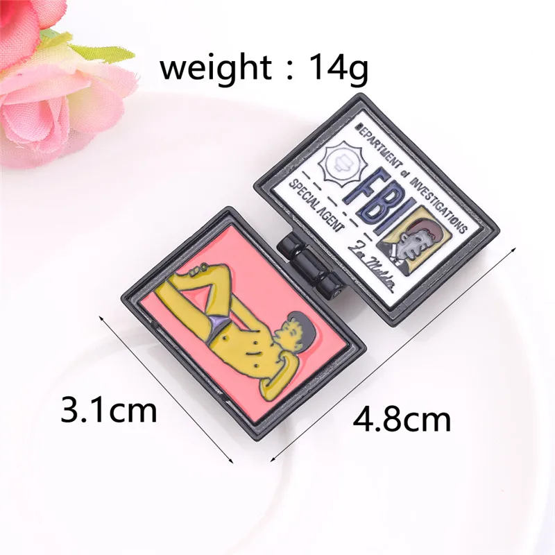 The Simpsons Pin X-Files FBI Fox Mulder ID Card Crooches Hedgehog Reading Enamel pins Lapel pins Badges X-Files Jewelry
The Simpsons Pin X-Files FBI Fox Mulder ID Card Crooches Hedgehog Reading Enamel pins Lapel pins Badges X-Files Jewelry