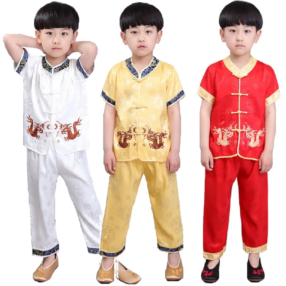 Chinese Spring Festival Traditional Children Tang Clothes Suit Embroidery Dragon Baby Boys Shirt Trousers New Year Costumes Tops
Chinese Spring Festival Traditional Children Tang Clothes Suit Embroidery Dragon Baby Boys Shirt Trousers New Year Costumes Tops