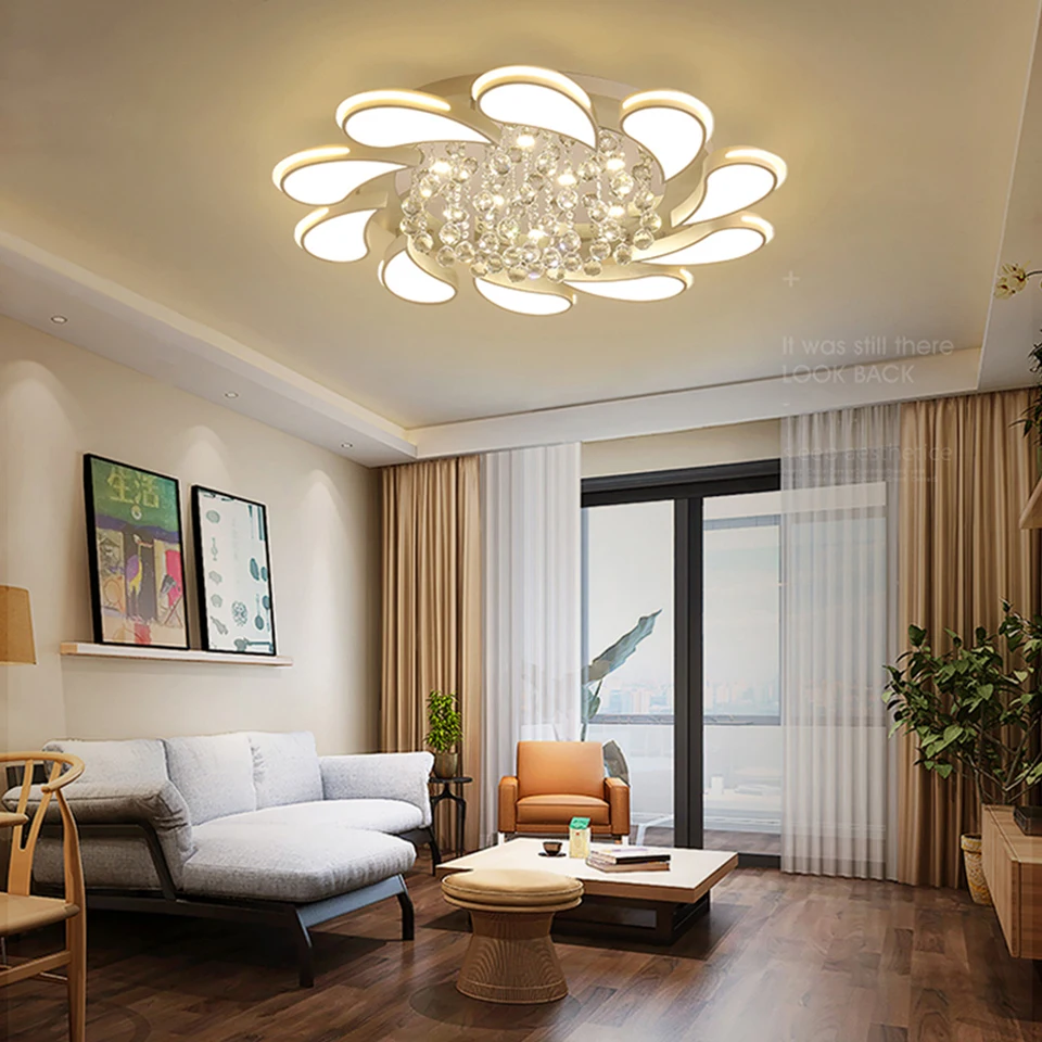 YooE Modern Led Ceiling Lights For Living Room Surface Mount Remote Control Crystal lustre Home Deco Ceiling Lamp
YooE Modern Led Ceiling Lights For Living Room Surface Mount Remote Control Crystal lustre Home Deco Ceiling Lamp