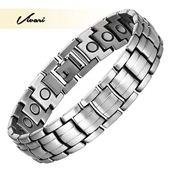 Vivari Trendy Metal Bracelet For Men Magnetic Bracelet Jewelry Silver Color Bracelets Bangles Remove Pain Jewelry
Vivari Trendy Metal Bracelet For Men Magnetic Bracelet Jewelry Silver Color Bracelets Bangles Remove Pain Jewelry