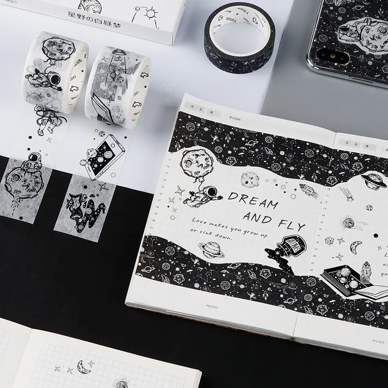 Night flight/Star River in the bottle /Galaxy /moon decoration washi tape DIY planner scrapbooking masking tape escolar kawaii
Night flight/Star River in the bottle /Galaxy /moon decoration washi tape DIY planner scrapbooking masking tape escolar kawaii