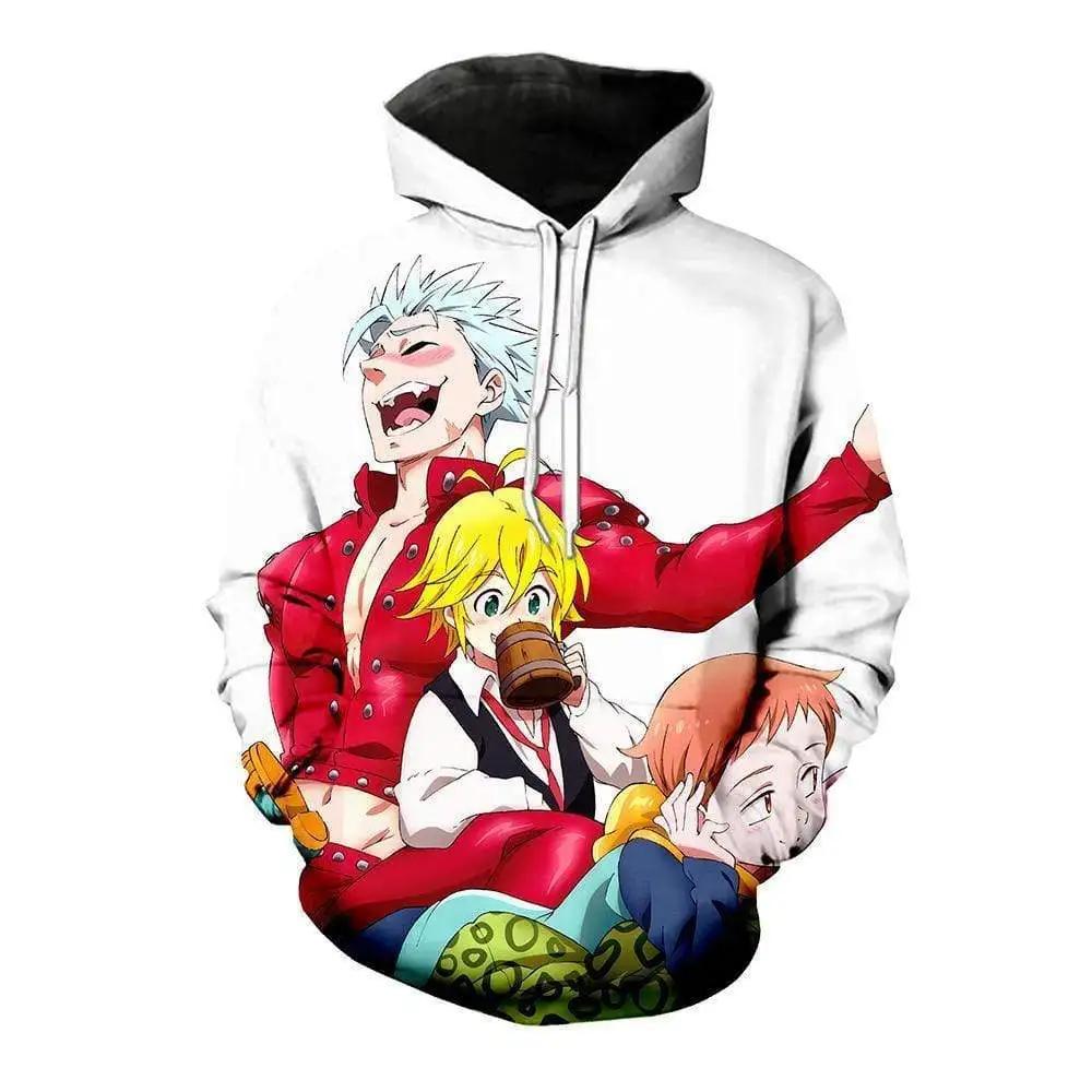 seven deadly sins anime hoodie