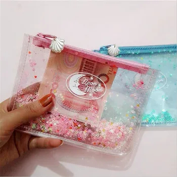 Candy-colored Transparent sequins purse shiny Transparent PVC Jelly Bag Transparent sequin storage Jelly bag Coin Purses 3 Color
Candy-colored Transparent sequins purse shiny Transparent PVC Jelly Bag Transparent sequin storage Jelly bag Coin Purses 3 Color