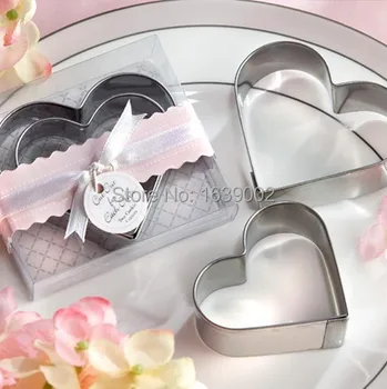 New Arrival Wedding Favors Cut Out For Love Heart Cookie Cutter Free shipping 100 set/ lot=200pcs
New Arrival Wedding Favors Cut Out For Love Heart Cookie Cutter Free shipping 100 set/ lot=200pcs