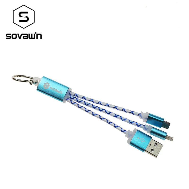 Sovawin Fast Charging 2 in 1 Keychain Short Micro USB to USB 8pin Cables Microusb Charger Mobile Cord for Samsung for Iphone
Sovawin Fast Charging 2 in 1 Keychain Short Micro USB to USB 8pin Cables Microusb Charger Mobile Cord for Samsung for Iphone