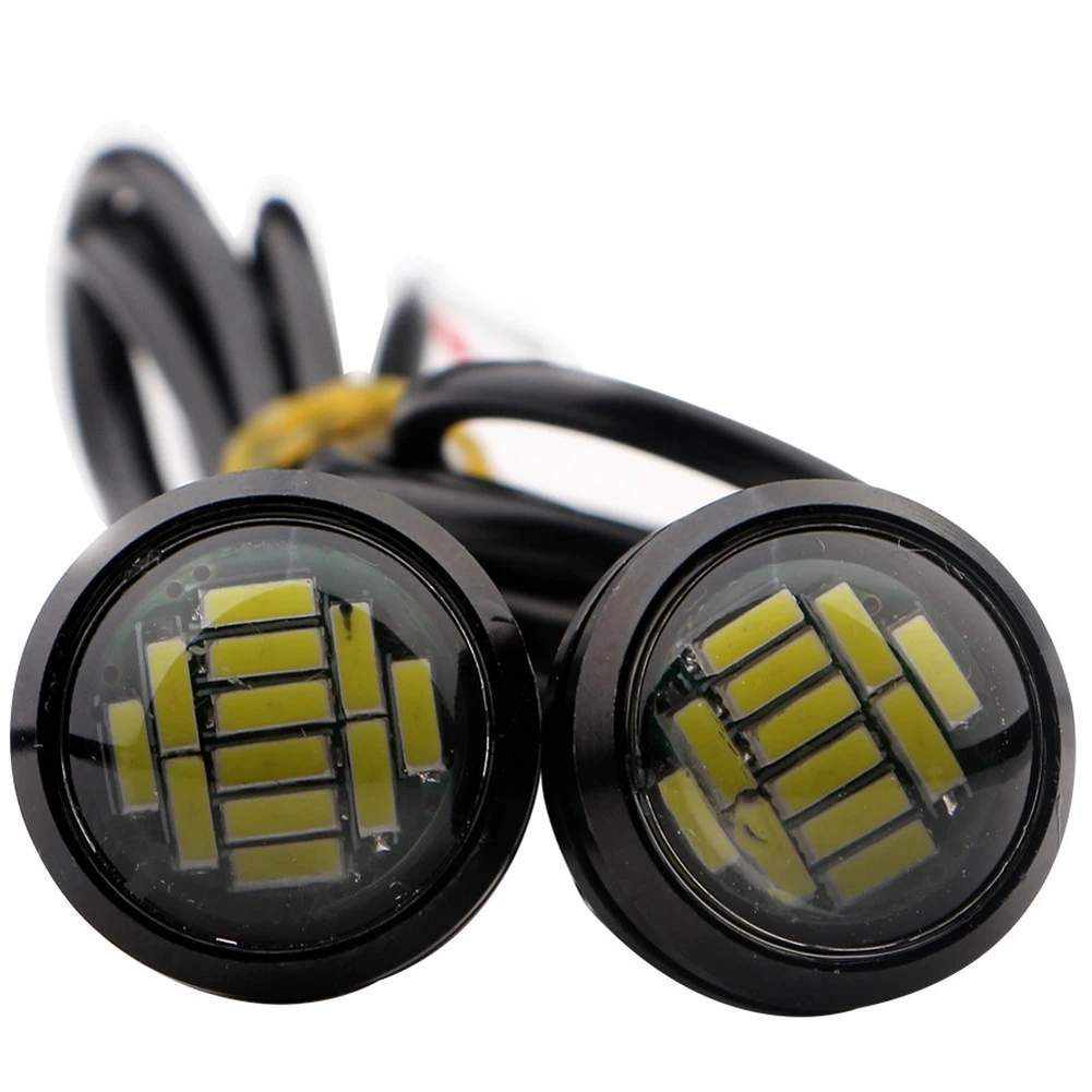 2PCS High Brightness Running Car Light Driving Eagle Eye 12 LED Auto Backup 4014 Anti-collision Parts Dustproof Daytime 12V
2PCS High Brightness Running Car Light Driving Eagle Eye 12 LED Auto Backup 4014 Anti-collision Parts Dustproof Daytime 12V