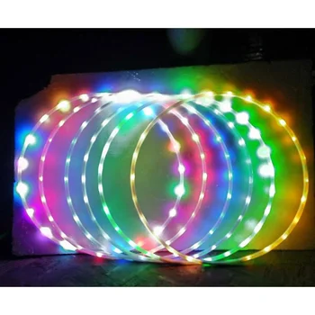 LED Glow Sport Hoops Colorful Fitness Circle Performing Abdominal Fat Loss Light Fitness Equipments Massage Hoop Party Supplies
LED Glow Sport Hoops Colorful Fitness Circle Performing Abdominal Fat Loss Light Fitness Equipments Massage Hoop Party Supplies