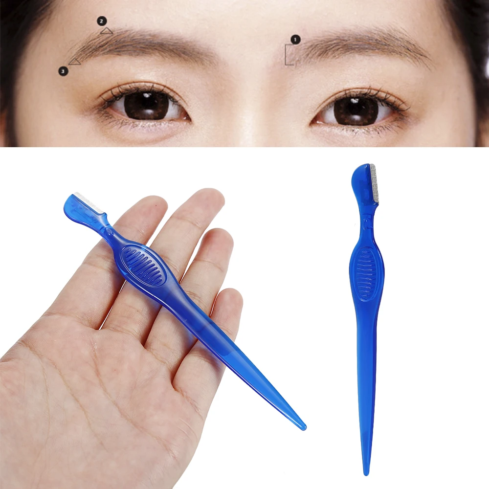 1PC Eyebrow Trimmer Women Face Eyebrow Hair Removal Safety Razor Trimmer Shaver Straight Handle Makeup Tool Color Random
1PC Eyebrow Trimmer Women Face Eyebrow Hair Removal Safety Razor Trimmer Shaver Straight Handle Makeup Tool Color Random