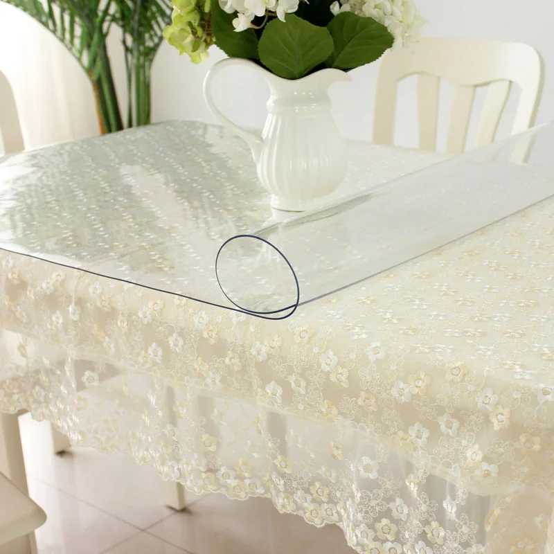 Customize Soft PVC waterproof tablecloth transparent soft glass crystal plate plastic table cloth tea table pad pad table cloth
Customize Soft PVC waterproof tablecloth transparent soft glass crystal plate plastic table cloth tea table pad pad table cloth