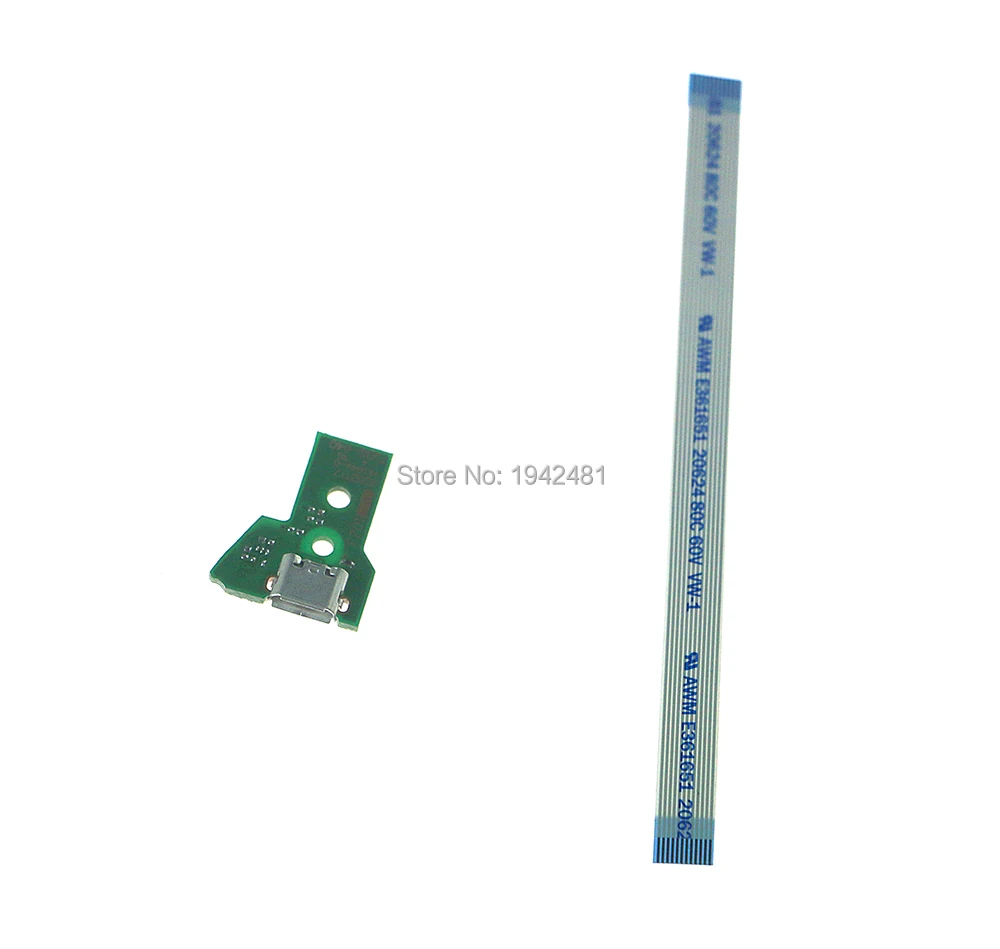 Для контроллера PS4 JDS 040 JDS040 PCB кабель + USB порт для зарядки разъем зарядное
