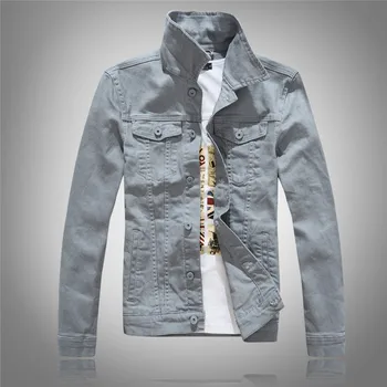 Men's Jean Jacket Slim Men Fits Cotton Denim Jacket Solid Male Jean Coats Men Cowboy Fashion Brand Clothing Sudaderas Mujer 4XL
Men's Jean Jacket Slim Men Fits Cotton Denim Jacket Solid Male Jean Coats Men Cowboy Fashion Brand Clothing Sudaderas Mujer 4XL
