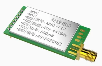 AS62-T27 SX1278 / SX1276 433MHZ Wireless Module 433M Wireless Serial Port LORA Spread Spectrum 6000 m UART Interface
AS62-T27 SX1278 / SX1276 433MHZ Wireless Module 433M Wireless Serial Port LORA Spread Spectrum 6000 m UART Interface