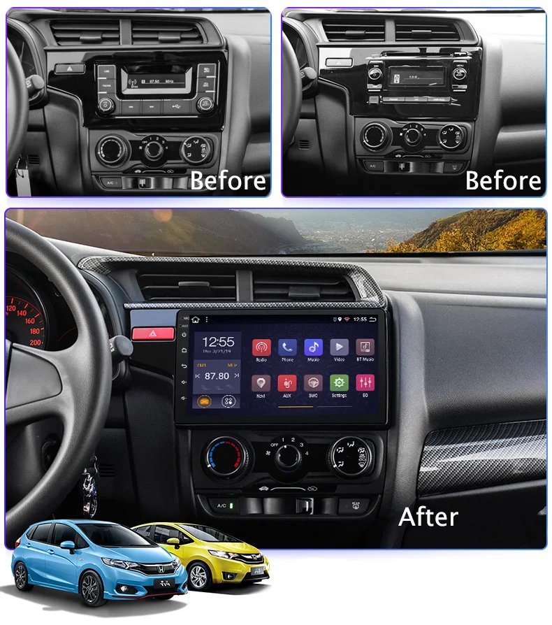 Clearance 2G RAM 32G ROM 9 inch Android 8.1 Car GPS Navigation For Honda FIT JAZZ 2014-2018 With Stereo Audio Bluetooth 3 Clearance 2G RAM 32G ROM 9 inch Android 8.1 Car GPS Navigation For Honda FIT JAZZ 2014-2018 With Stereo Audio Bluetooth 3